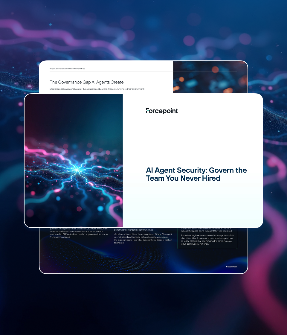 Forcepoint AI Agent Security ebook