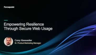 Cover slide for the webinar "Empowering Resilience Through Secure Web Usage"
